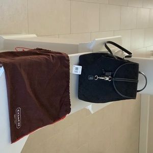 Coach Black Backpack